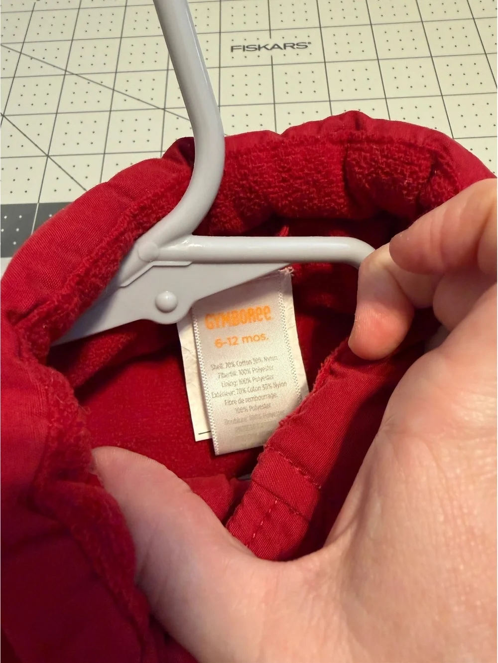 Gymboree Red Quilted Baby Vest 6-12 Months
